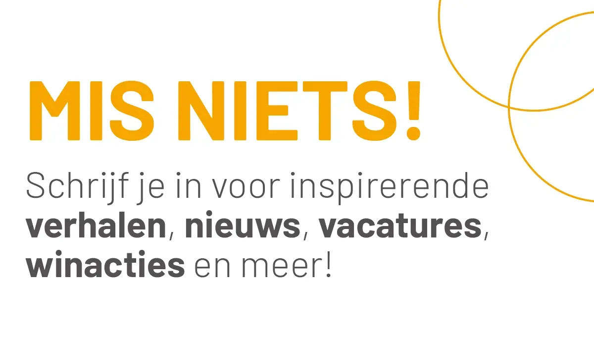 Mis niets! - CTA Pop Up -  Banner